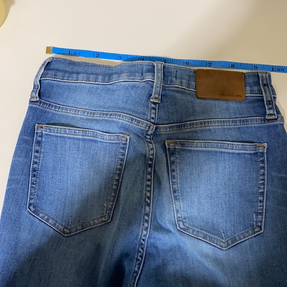 J Crew High-rise Toothpick Jean with Raw Hem, size 27 - Picture 4 of 8